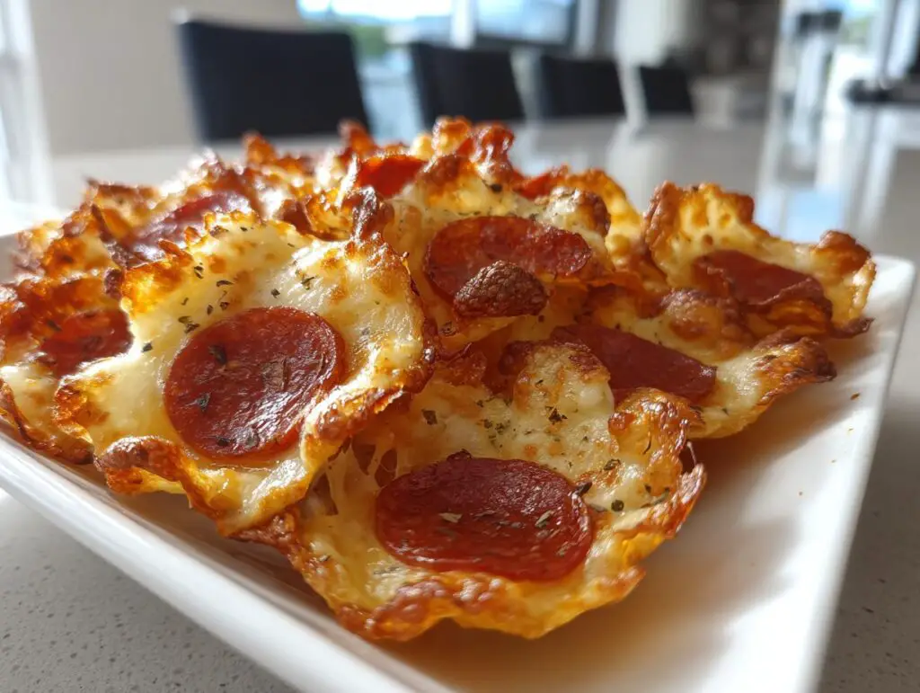 2 ingredient Pizza chips