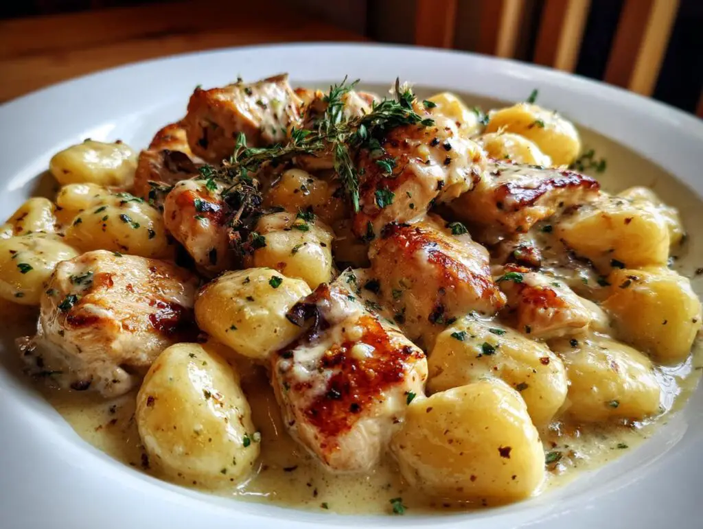 Asiago Chicken and Gnocchi
