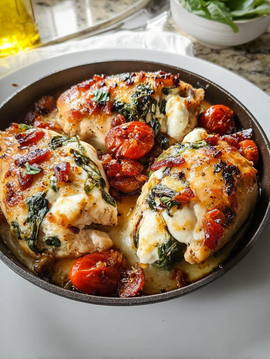 Baked Tuscan Chicken Casserole - detail 1