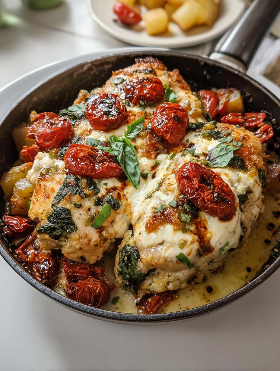 Baked Tuscan Chicken Casserole - detail 2