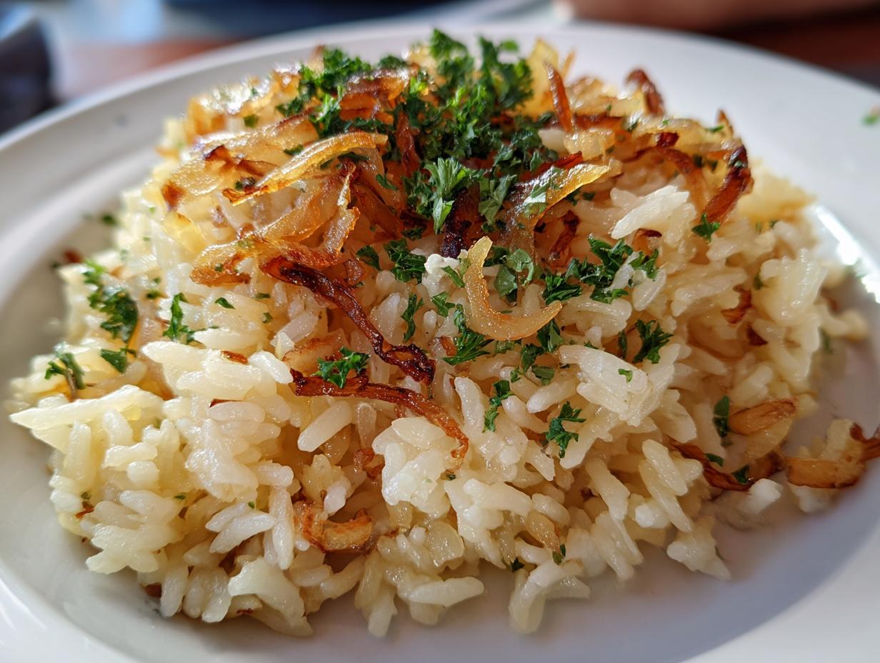Buttery Onion Rice Side That Elevates Any Meal Instantly