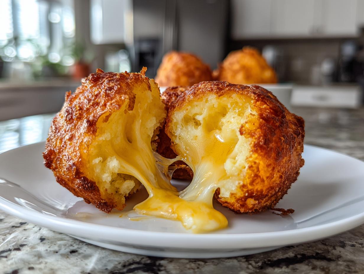 Cheesy Mashed Potato Puff Bites