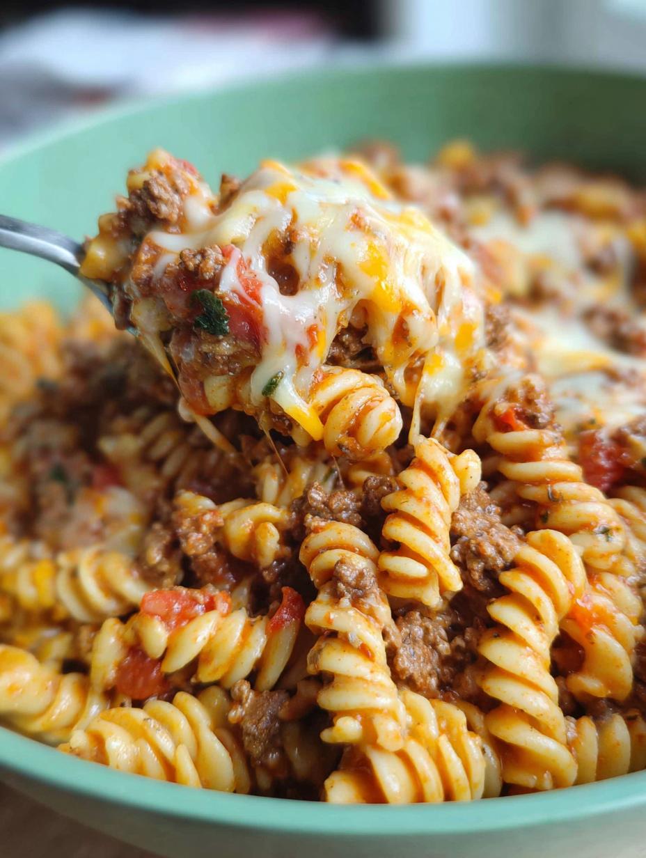 Cheesy Taco Pasta