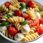 Creamy Caprese Pasta Salad