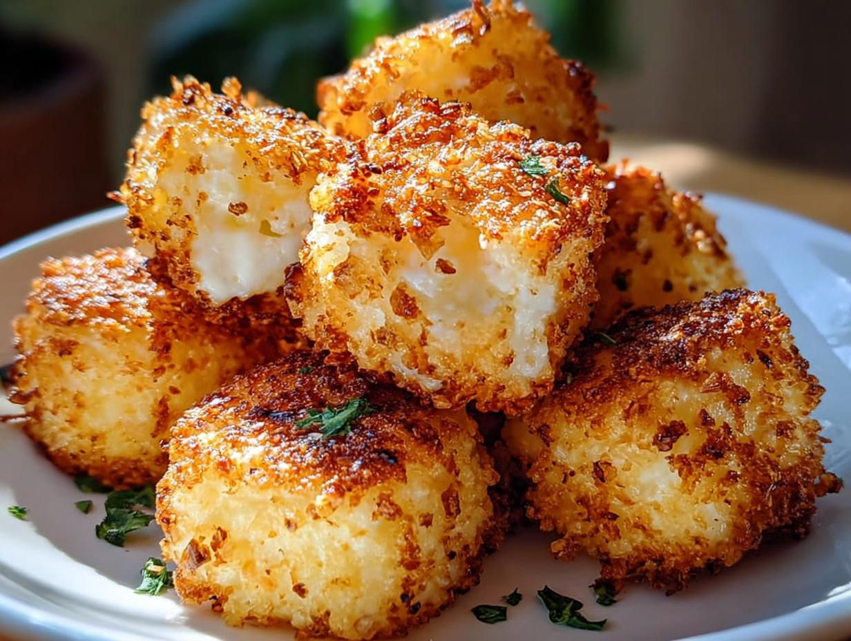Crispy Cottage Cheese Treats