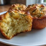 Golden Crust Garlic Rosemary Focaccia Muffins