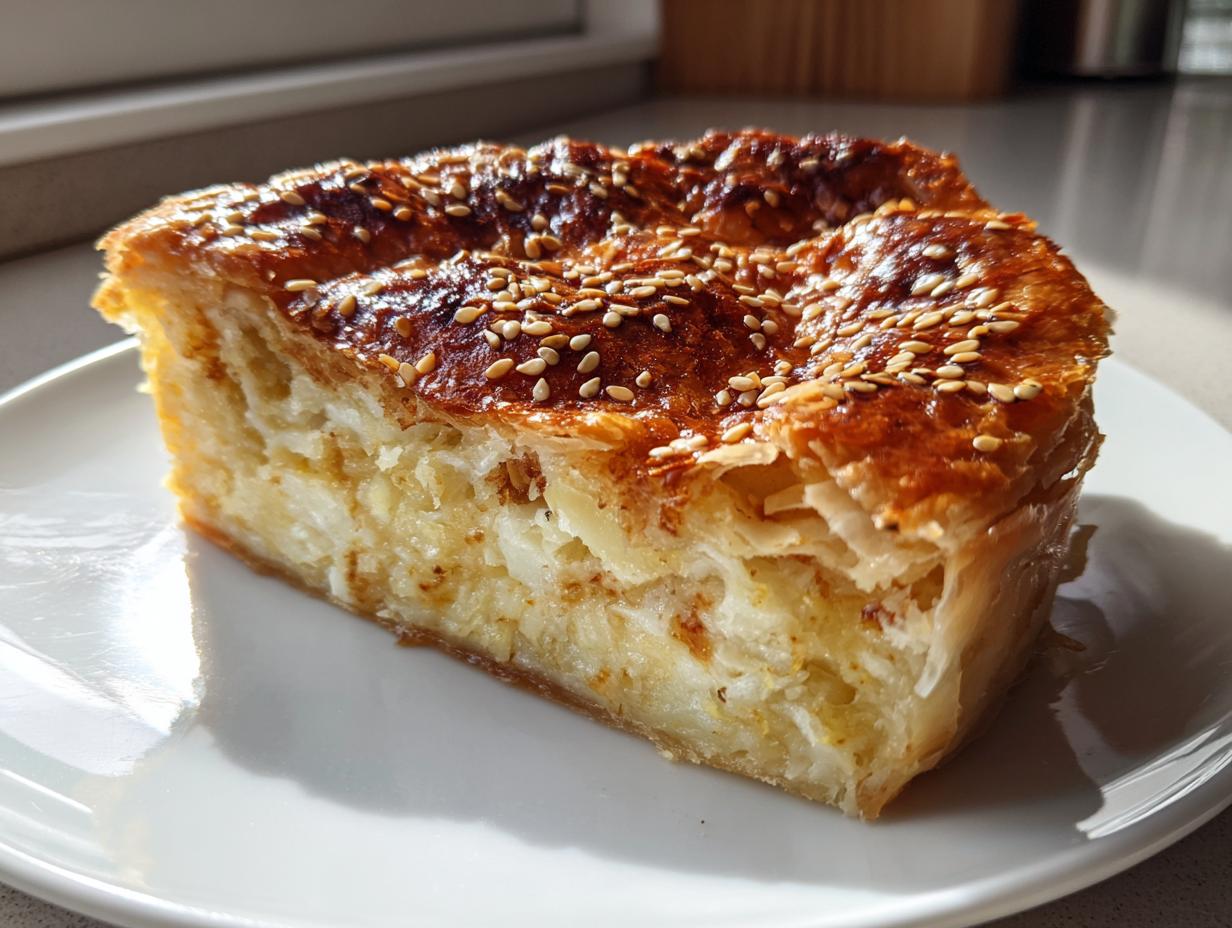 Golden Greek Honey Pie (Melopita)