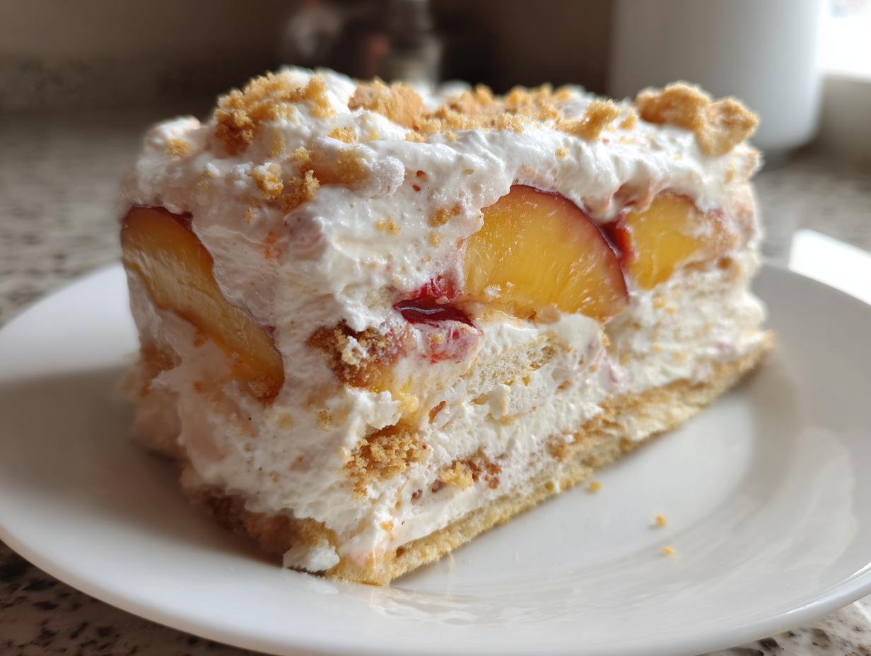 Peach Shortcake Ice Cream